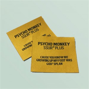 Marca de envío tejido